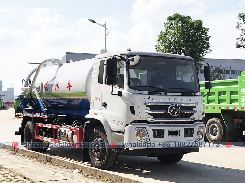 Chinese IVECO10000Liters Sewage Vacuum Suction Truck2