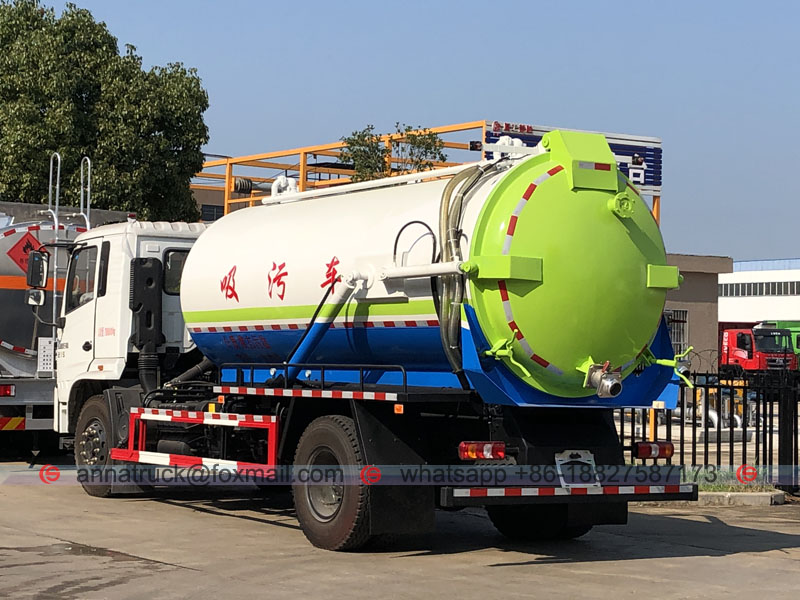 Chinese IVECO10000Liters Sewage Vacuum Suction Truck4