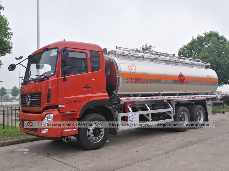 6x4 Aluminium petrol fuel truck
