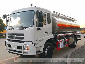 4-000 gallons lightweight aluminium alloy fuel tank truck