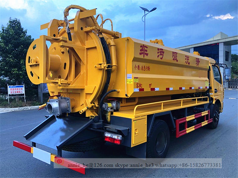 High pressure cleaning truck