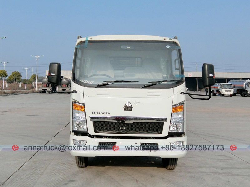 HOWO RHD 6cbm Compactor Garbage Truck - Front