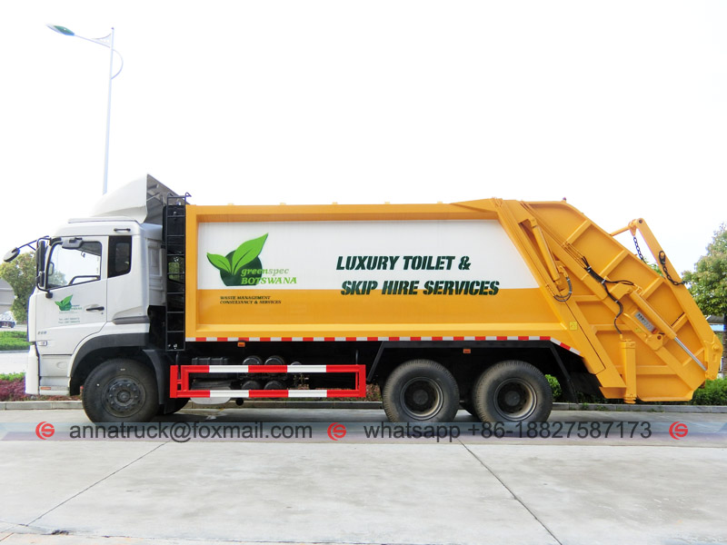 20 CBM Dongfeng Kinland Compactor Garbage - Left Side