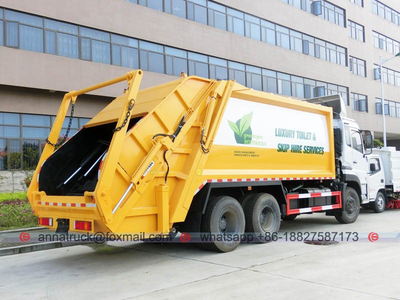 20 CBM Dongfeng Kinland Compactor Garbage - Right Back