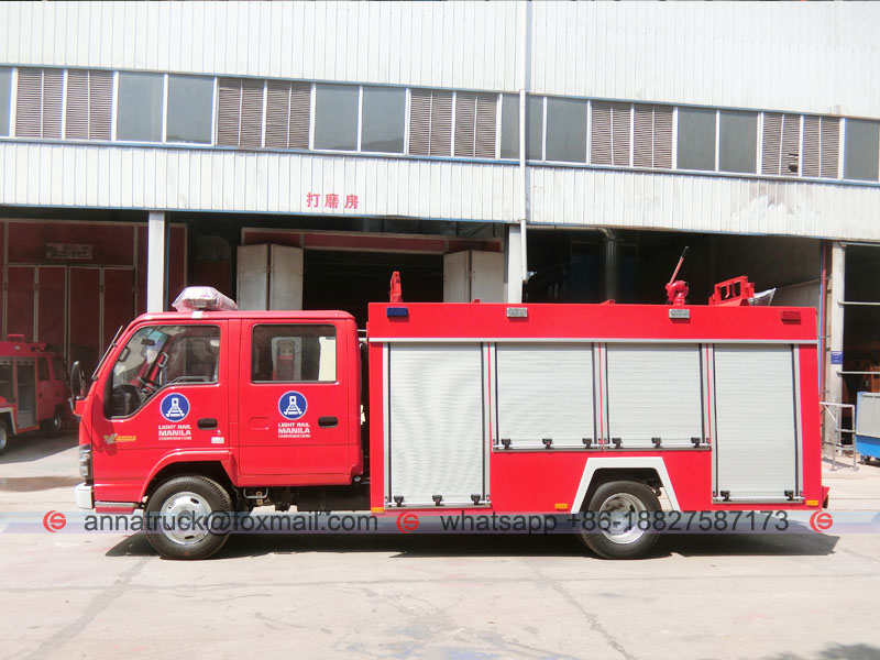 2,000 Liters Fire Engine ISUZU - Left Side