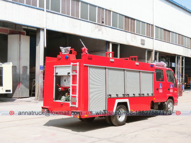 2,000 Liters Fire Engine ISUZU - Right Back