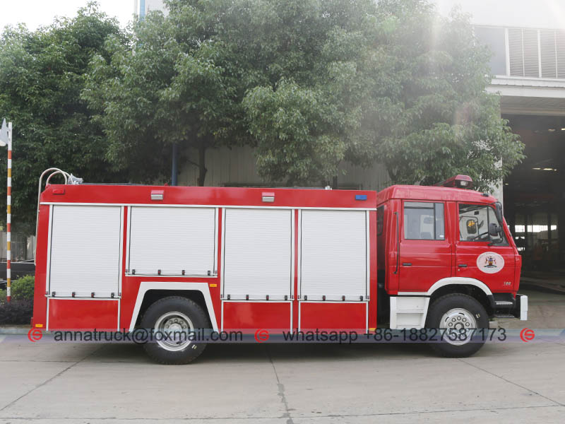 Water Tank Foam Fire Apparatus-Left Side