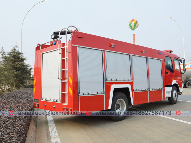 Dongfeng Kingrun Fire Extinguish Foam Truck-Right Back