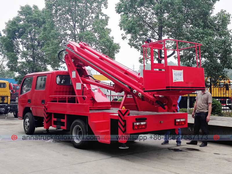 Dongfeng 16M Telescopic Boom Lifter-Left Back