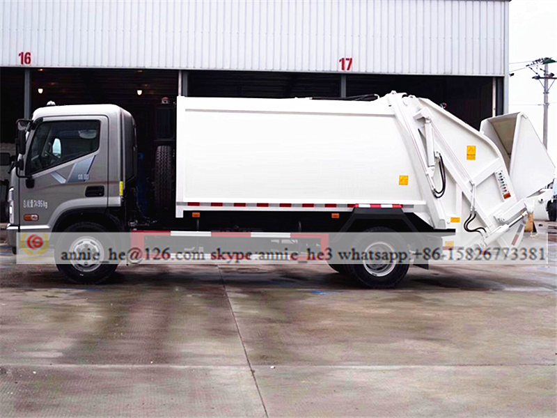 6,000L garbage compactor truck price