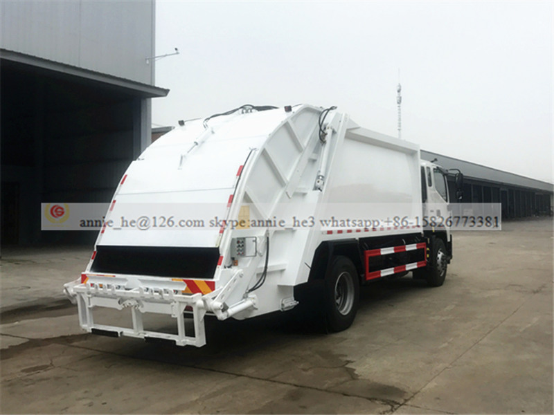 Garbage compactor truck factory