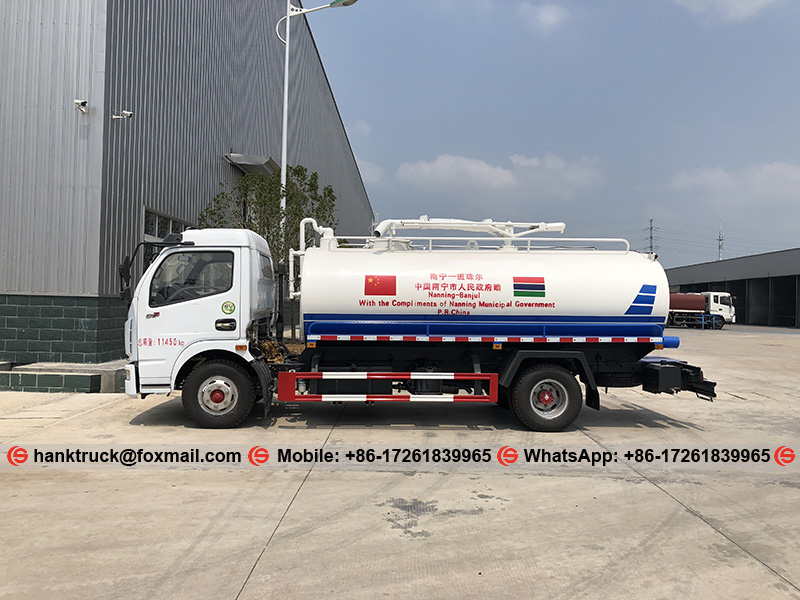 sewerage tank truck