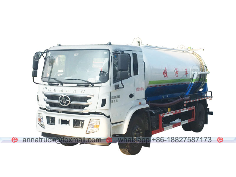 Chinese IVECO10000Liters Sewage Vacuum Suction Truck1
