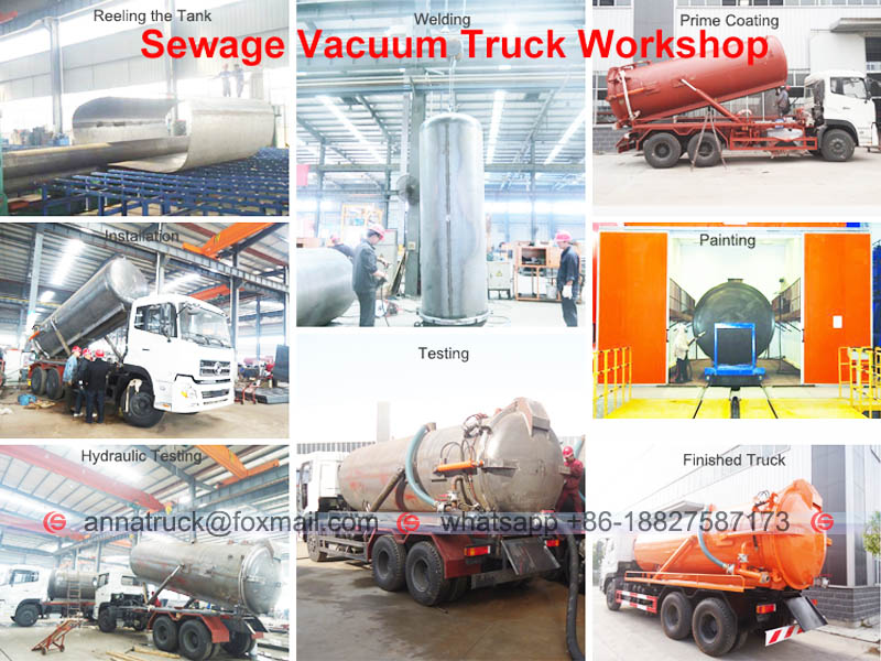 Sewage Vacuum Truck Workshop