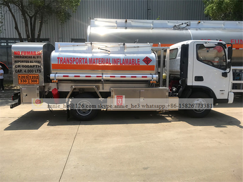 Foton aluminum alloy fuel truck