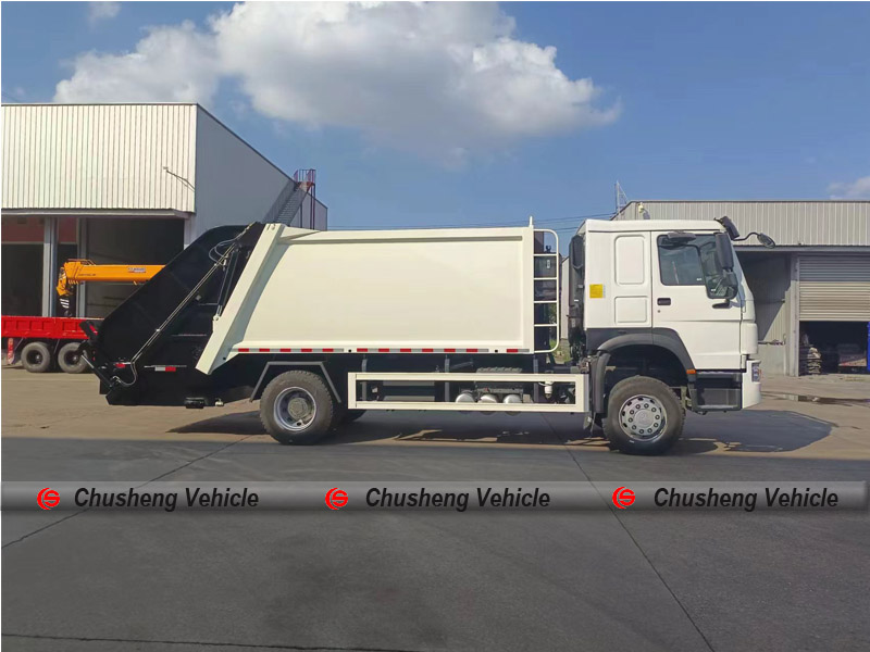 garbage compactor truck