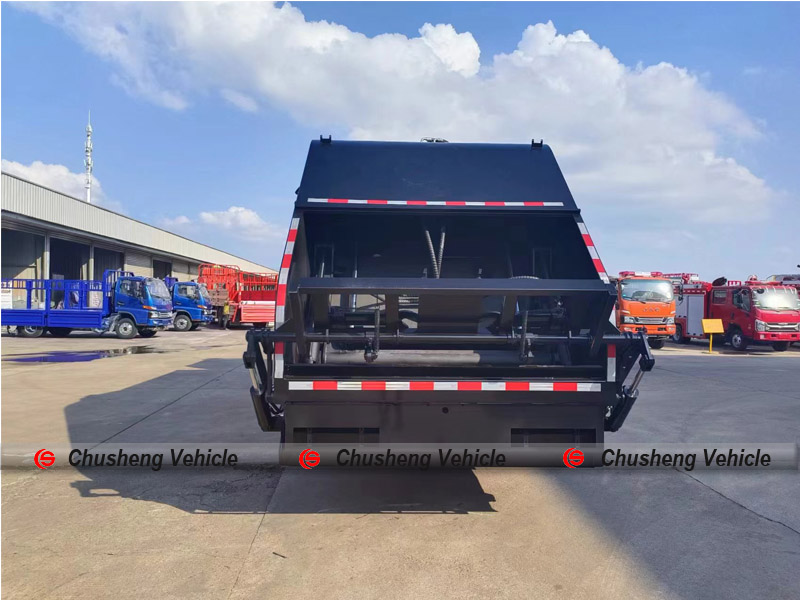 garbage compactor truck