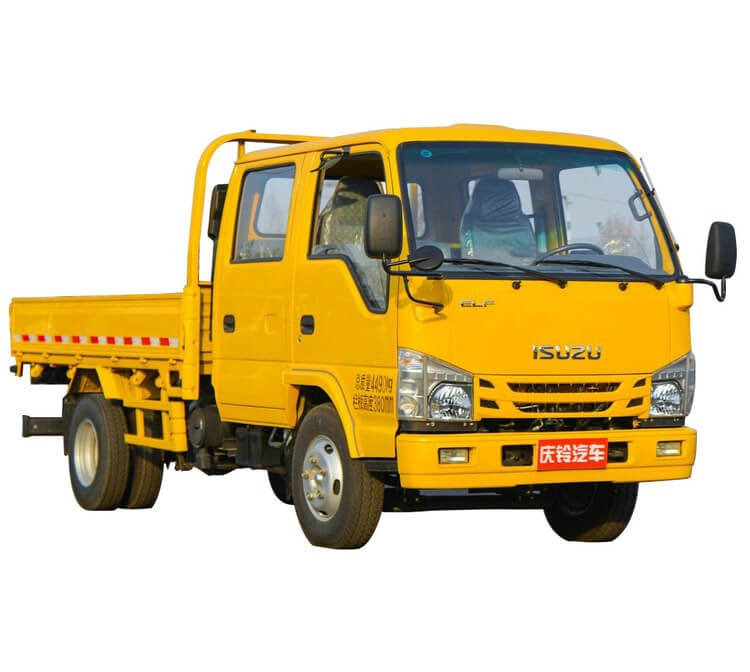 3Tons Double Cabin ISUZU Flatbed Trucks