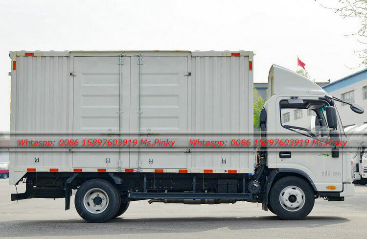 2Tons 3Tons 4Tons 5ons JAC VAN Box Truck Single Row Cabin