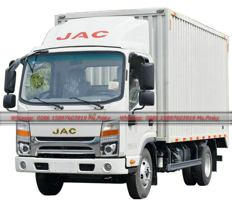 2Tons 3Tons 4Tons 5ons JAC VAN Box Truck Single Row Cabin