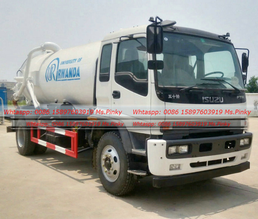 Middle ISUZU Truck Mounted Vacuum Cleaner