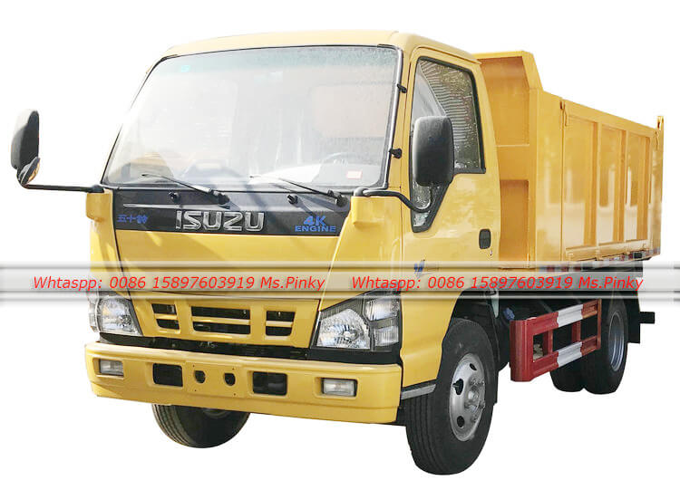 600P ISUZU Garbage Dump Truck 