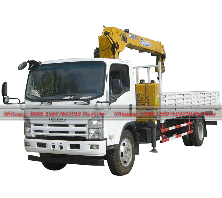 ISUZU Truck Mounted With Crane 5Tons
