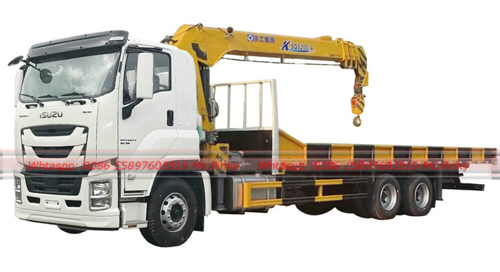 10Wheels ISUZU GIGA Boom Crane Truck 