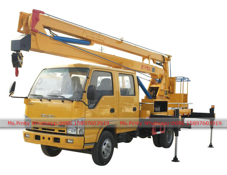 ISUZU 14m bucket truck boom truck