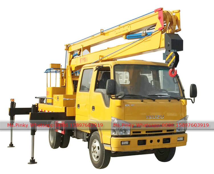 ISUZU ELF bucket truck
