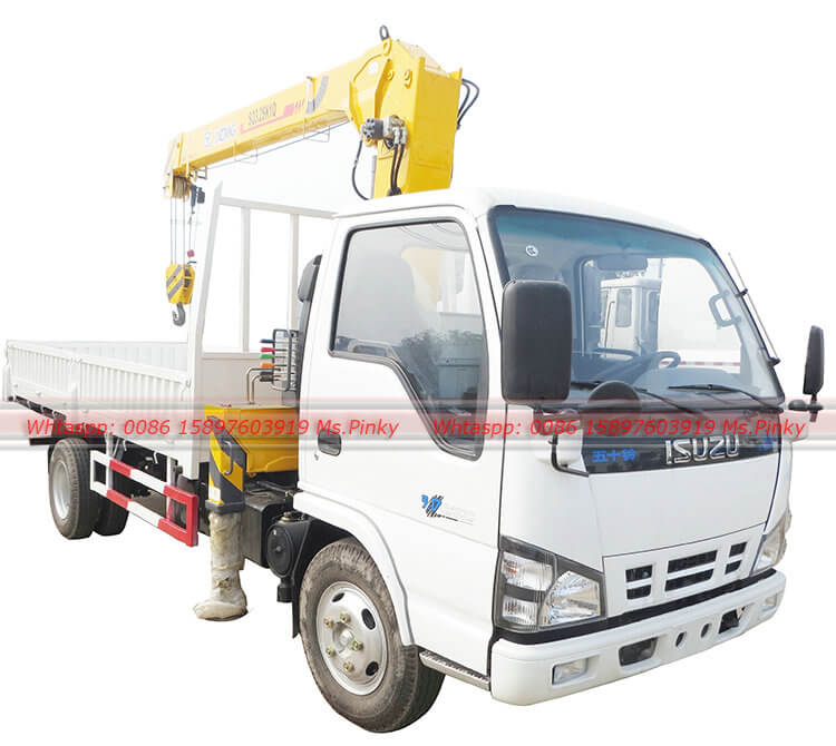 high quality 6 wheels Small Isuzu Boom Truck Crane XCMG