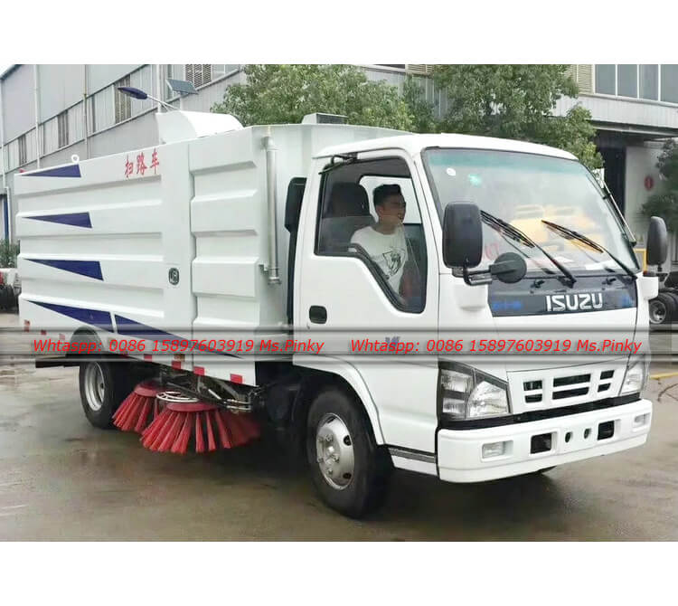 ISUZU 600P Waste collection sweeper truck