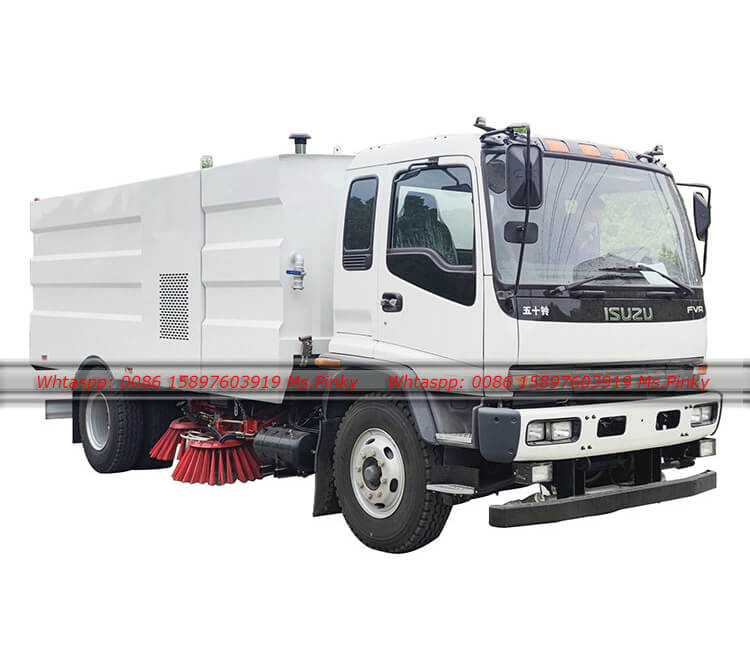 240HP FVR ISUZU Highways Cleaner Road Sweeper