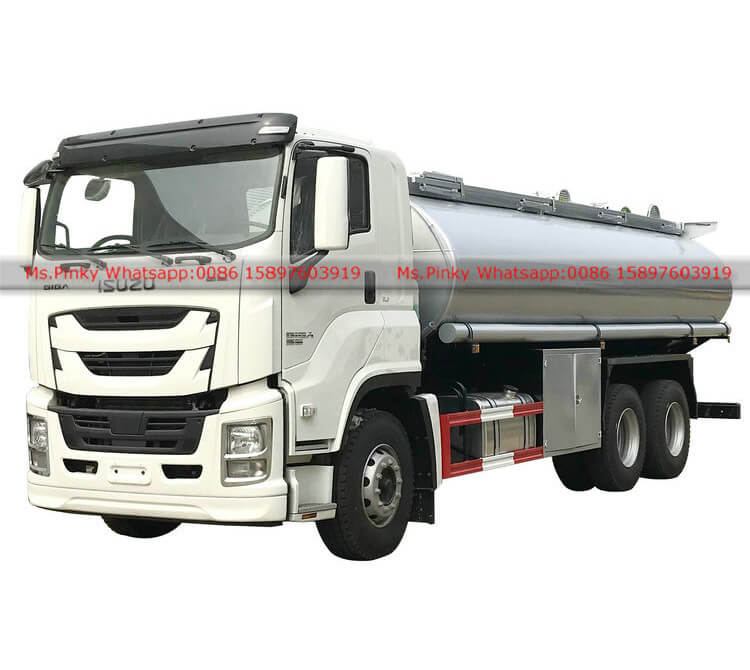 Cambodia 10Wheels ISUZU GIGA Fuel Tank Truck
