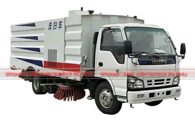 8cbm ISUZU Flushing and Sweeper Car
