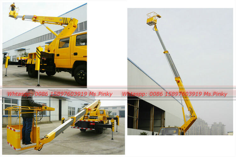 Isuzu Manlifter Bucket Aerial Work Platform Truck 