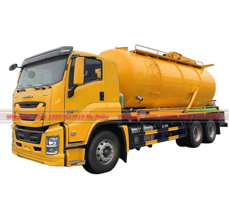 ISUZU Combined Sewer Vacuum and Jetting cleaning Trucks