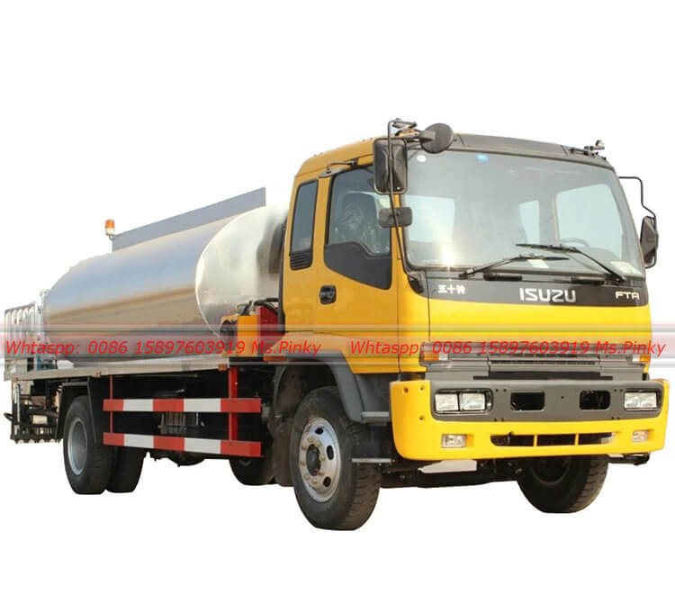 8000Liters ISUZU FTR Aspalt Distributor