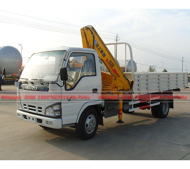 ISUZU Knuckled Boom Truck Mounted Crane