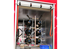 Nitrogen gas cylinder for Dry Powder Fire Truck