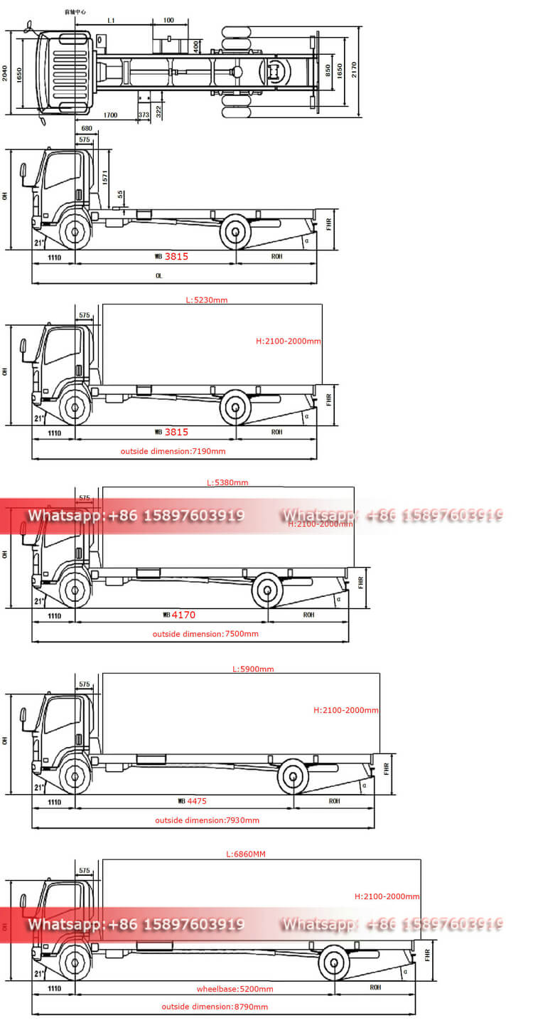 Meat Freezer Refrigerated Truck ISUZU