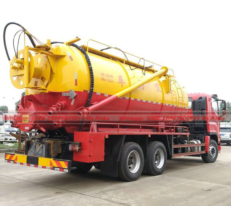 ISUZU GIGA Vacuum Tank truck with Jetting and Flushing