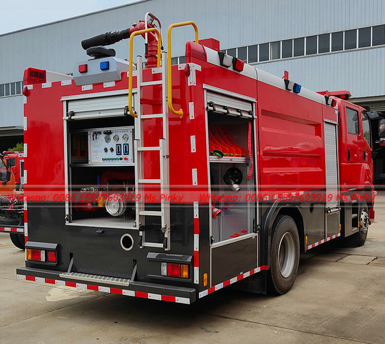 7000Liters Foam Water Tank Fire Truck ISUZU