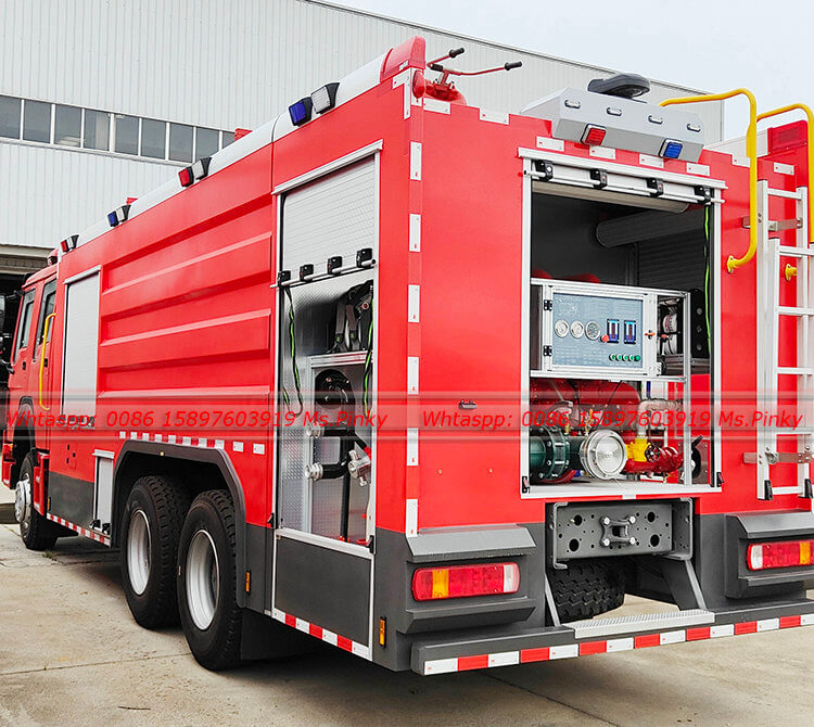 400HP HOWO Fire Fighting Vehicle 