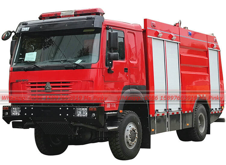 HOWO 4X4 OFF ROAD FIRE TRUCK
