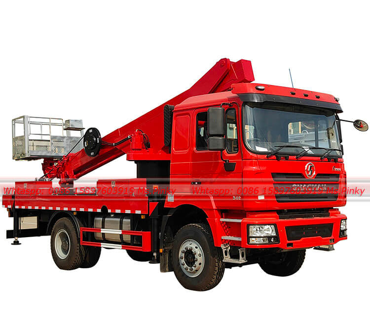 RHD Shacman Man Lifter Stiff boom trucks