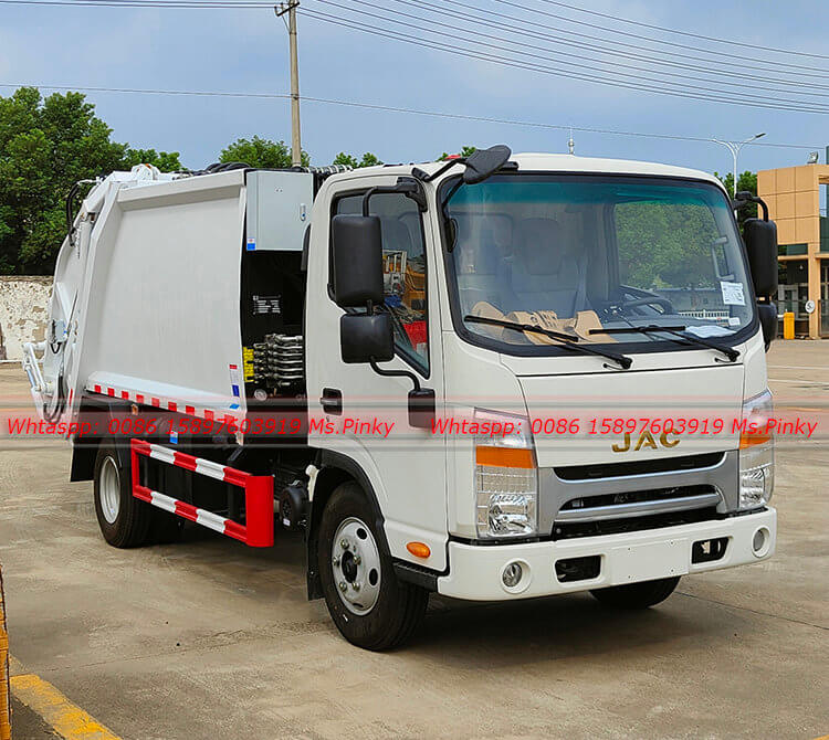 Small JAC Compressor Garbage Truck