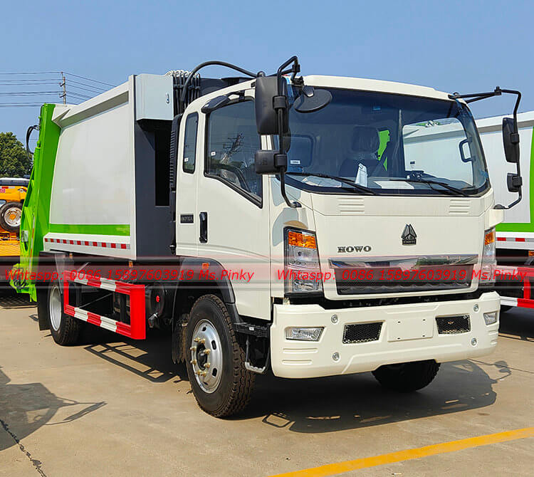 HOWO Compressor Garbage Truck 