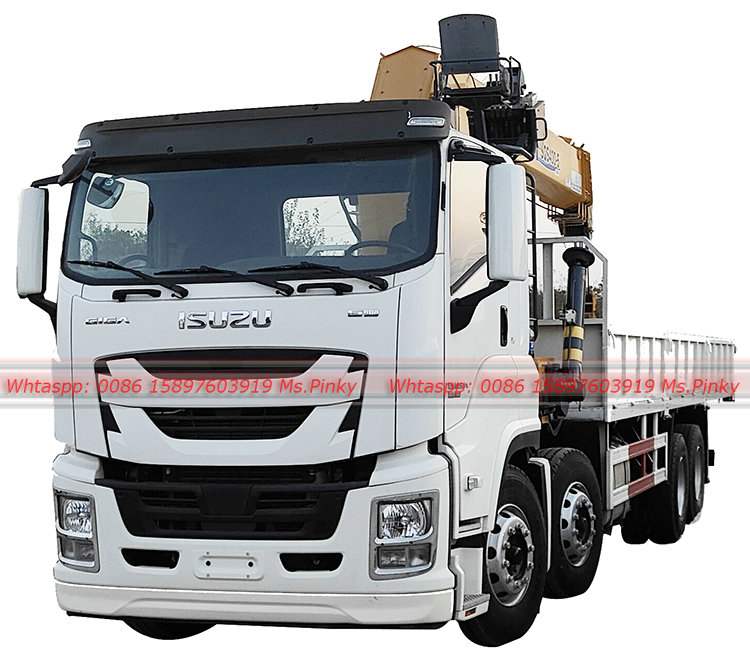 8x4 GIGA ISUZU Truck With Crane
