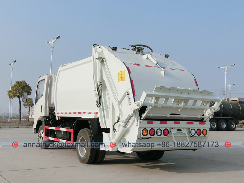 6m³ FOTN LHD or RHD Garbage Compactor Vehicle